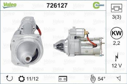 Valeo 726127 - Starter www.autospares.lv