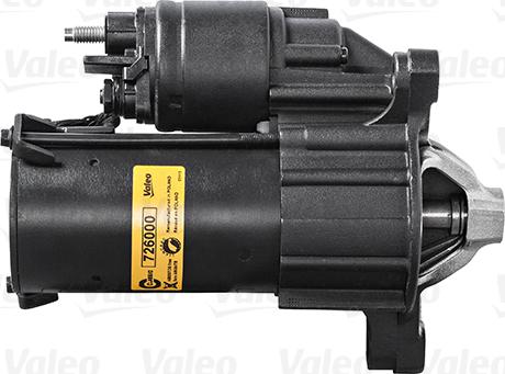 Valeo 726800 - Starteris www.autospares.lv