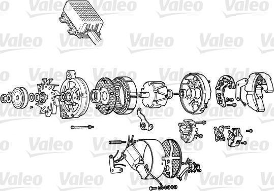 Valeo A14R46 - Alternator www.autospares.lv