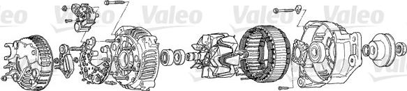 Valeo A14VI41 - Alternator www.autospares.lv