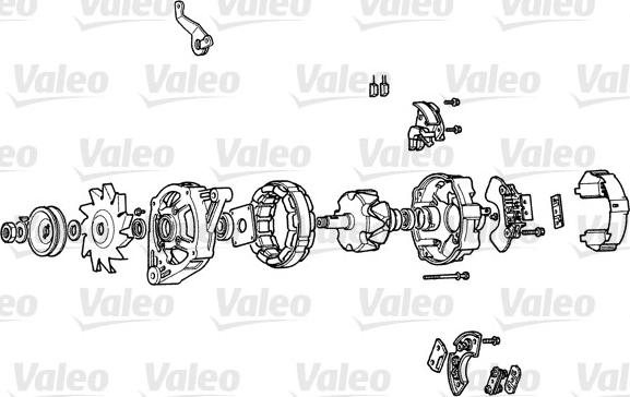 Valeo A11M10 - Alternator www.autospares.lv