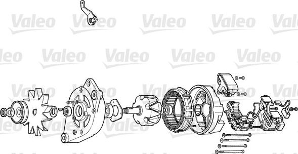 Valeo A13E23 - Alternator www.autospares.lv