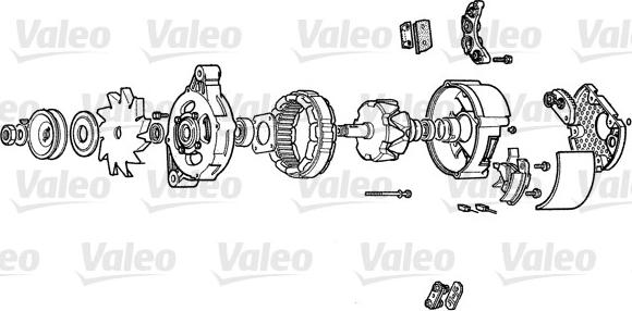 Valeo A13M15 - Ģenerators www.autospares.lv