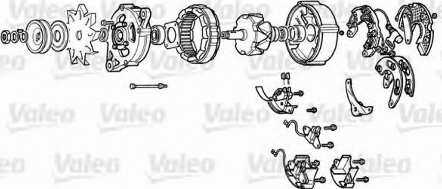 Valeo A13R63 - Alternator www.autospares.lv