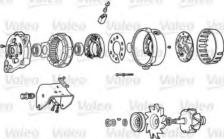 Valeo A13R11L - Gultnis autospares.lv