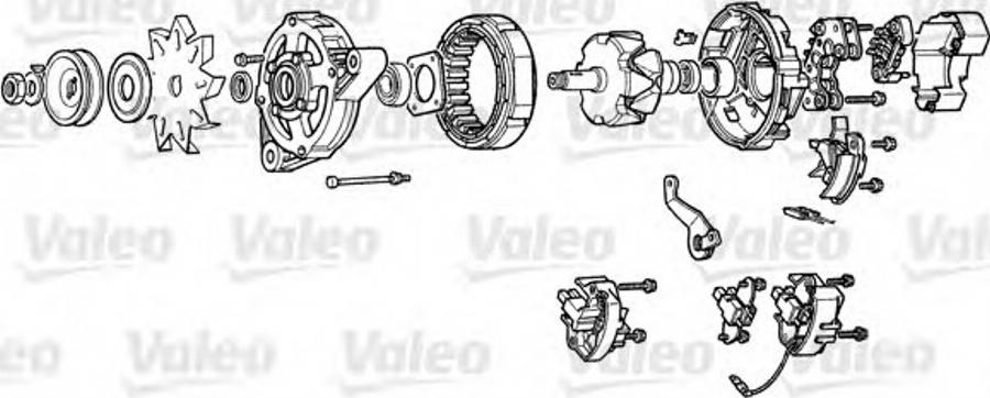 Valeo A12R5 - Ģeneratora sprieguma regulators autospares.lv