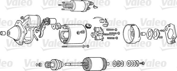 Valeo D9E93 - Starteris autospares.lv