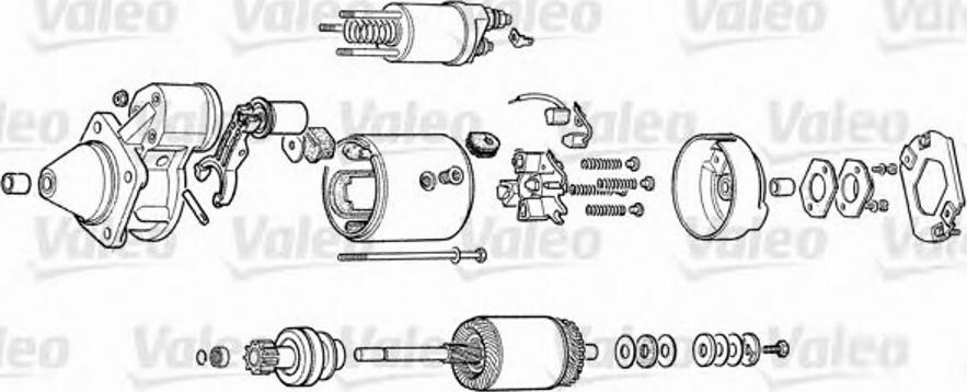 Valeo D9E49 - Стартер www.autospares.lv