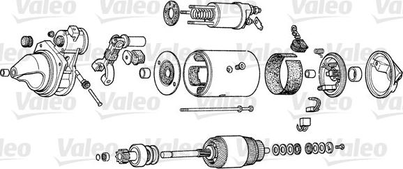 Valeo D9E41 - Starteris autospares.lv