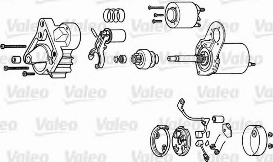 Valeo D6RA27 - Starteris www.autospares.lv