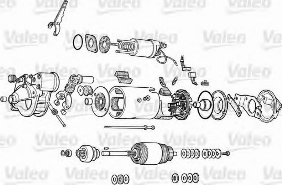 Valeo D10E47 - Стартер www.autospares.lv