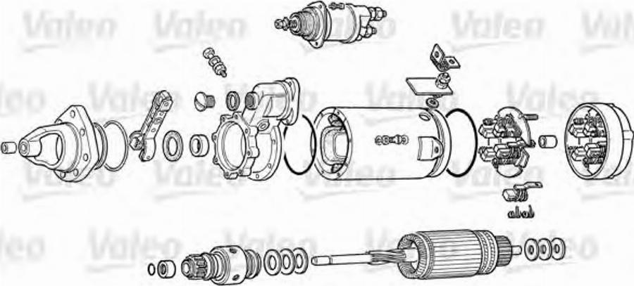 Valeo D13E101TE - Стартер www.autospares.lv