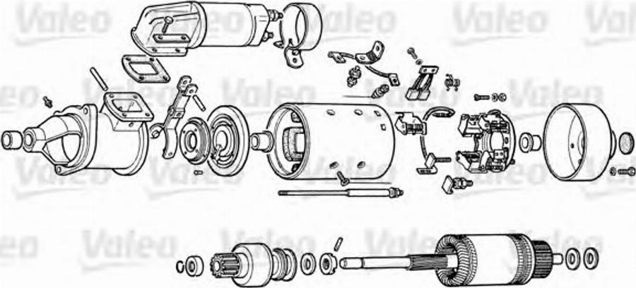 Valeo D 13 E 81 - Starteris autospares.lv