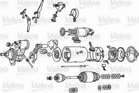 Valeo D8E151 - Starteris autospares.lv