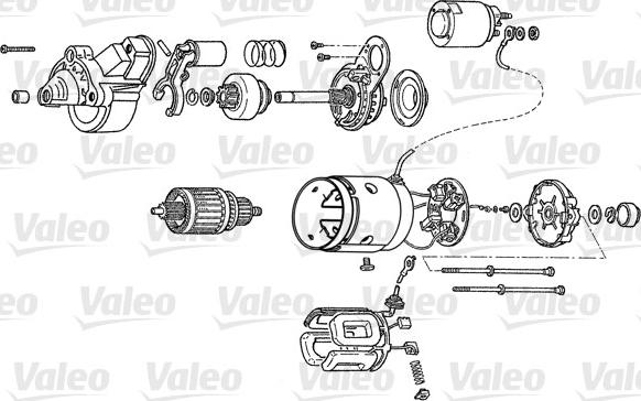 Valeo D8R1 - Starteris autospares.lv