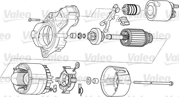 Valeo D7E40 - Starteris autospares.lv