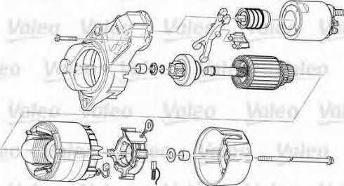 Valeo D7E39 - Стартер www.autospares.lv