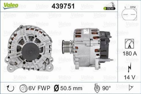 Valeo FG18T062 - Генератор www.autospares.lv