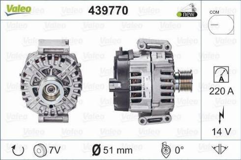 Valeo FG23S048 - Alternator www.autospares.lv