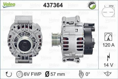 Valeo SG12B075 - Генератор www.autospares.lv