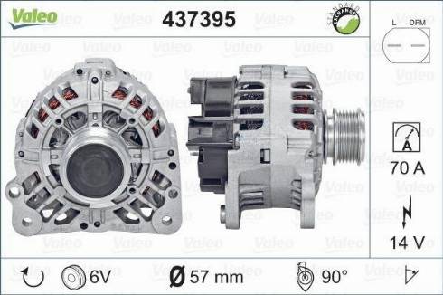 Valeo SG8B027 - Ģenerators autospares.lv