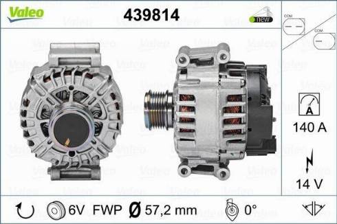 Valeo TG14C041 - Alternator www.autospares.lv