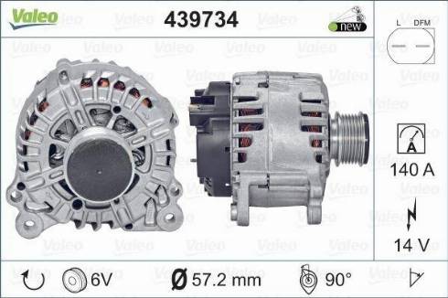 Valeo TG14C036 - Генератор www.autospares.lv