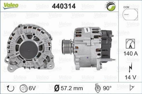 Valeo TG14C031 - Ģenerators autospares.lv