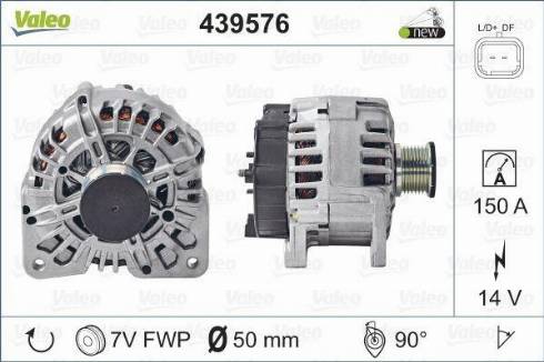 Valeo TG15C058 - Генератор www.autospares.lv