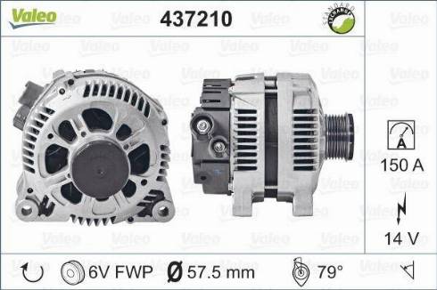 Valeo TG15C116 - Ģenerators www.autospares.lv