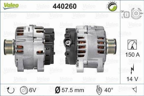 Valeo TG15C134 - Alternator www.autospares.lv