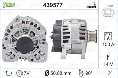 Valeo TG15C125 - Alternator www.autospares.lv