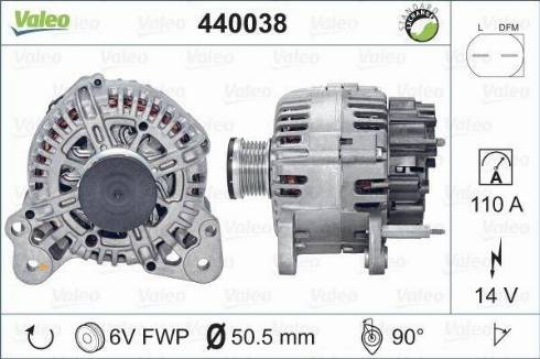 Valeo TG11C048 - Генератор www.autospares.lv