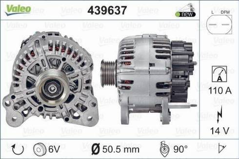 Valeo TG11C057 - Alternator www.autospares.lv