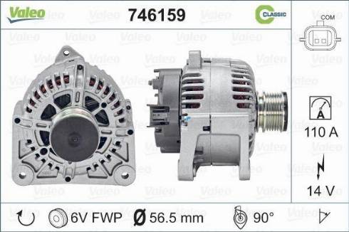 Valeo TG11C069 - Alternator www.autospares.lv