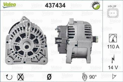 Valeo TG11C011 - Ģenerators www.autospares.lv