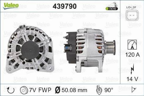 Valeo TG12C092 - Генератор www.autospares.lv