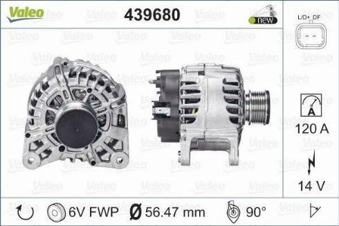 Valeo TG12C151 - Alternator www.autospares.lv