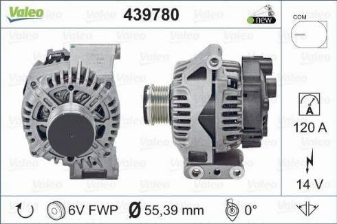 Valeo TG12S111 - Генератор www.autospares.lv