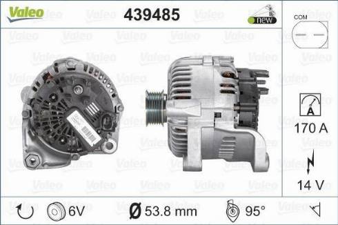 Valeo TG17C048 - Alternator www.autospares.lv