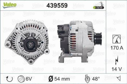 Valeo TG17C011 - Генератор www.autospares.lv