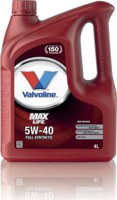 Valvoline ML5W40 - Motoreļļa www.autospares.lv