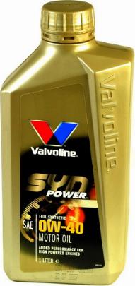 Valvoline SP0W40 - Motoreļļa www.autospares.lv