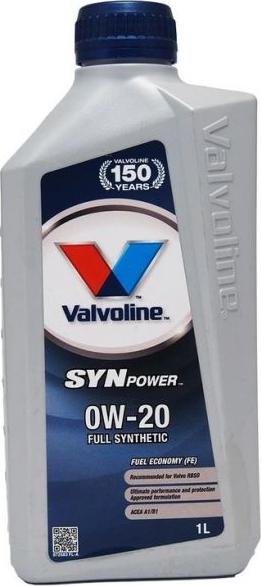 Valvoline SPFE0W20 - Motoreļļa www.autospares.lv