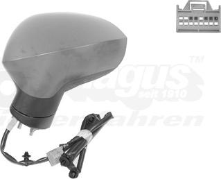 Van Wezel 4944807 - Ārējais atpakaļskata spogulis www.autospares.lv