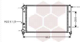 Van Wezel 49002008 - Radiators, Motora dzesēšanas sistēma www.autospares.lv