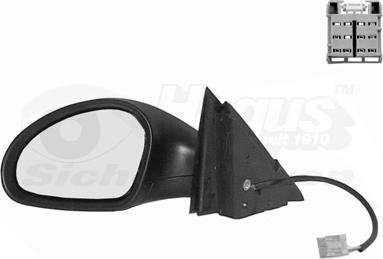 Van Wezel 4917819 - Ārējais atpakaļskata spogulis www.autospares.lv