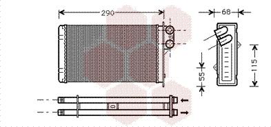 Van Wezel 40006172 - Siltummainis, Salona apsilde www.autospares.lv