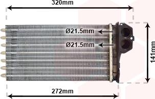 Van Wezel 40006356 - Siltummainis, Salona apsilde www.autospares.lv