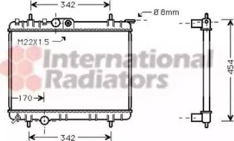 Ava Quality Cooling PEA2189 - Radiators, Motora dzesēšanas sistēma www.autospares.lv